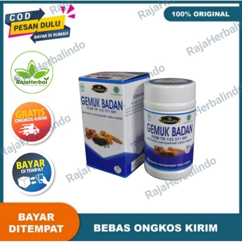 BINASYIFA GEMUK BADAN OBAT HERBAL PENGGEMUK BADAN
