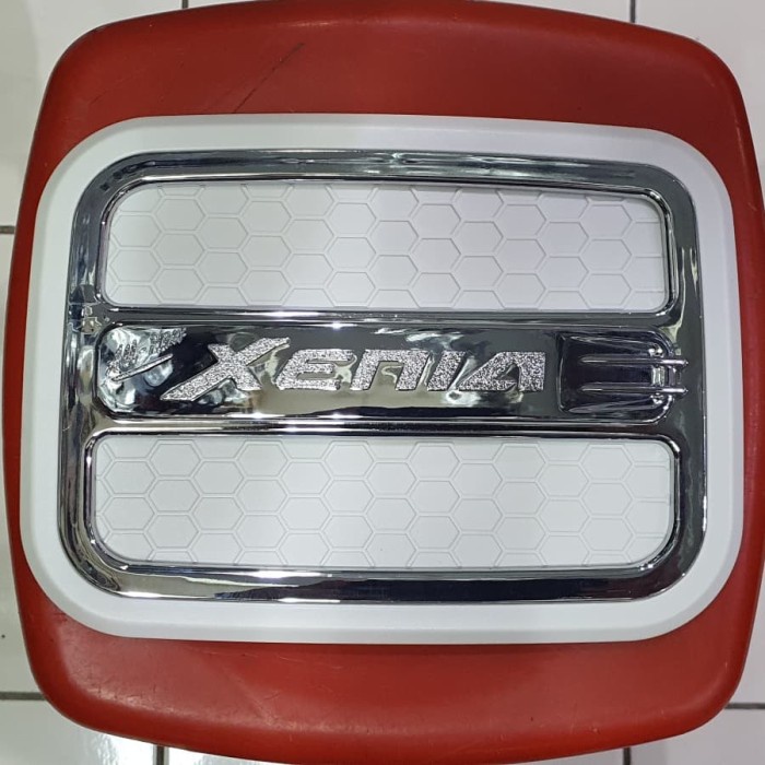 Tank cover bensin putih ALL NEW XENIA 2012-2020 Aksesoris mobil