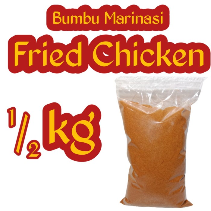 

MB-77 TEPUNG AYAM GORENG 1KG / TEPUNG BIANG BUMBU MARINASI / PREMIUM MURAH - ½ Marinasi