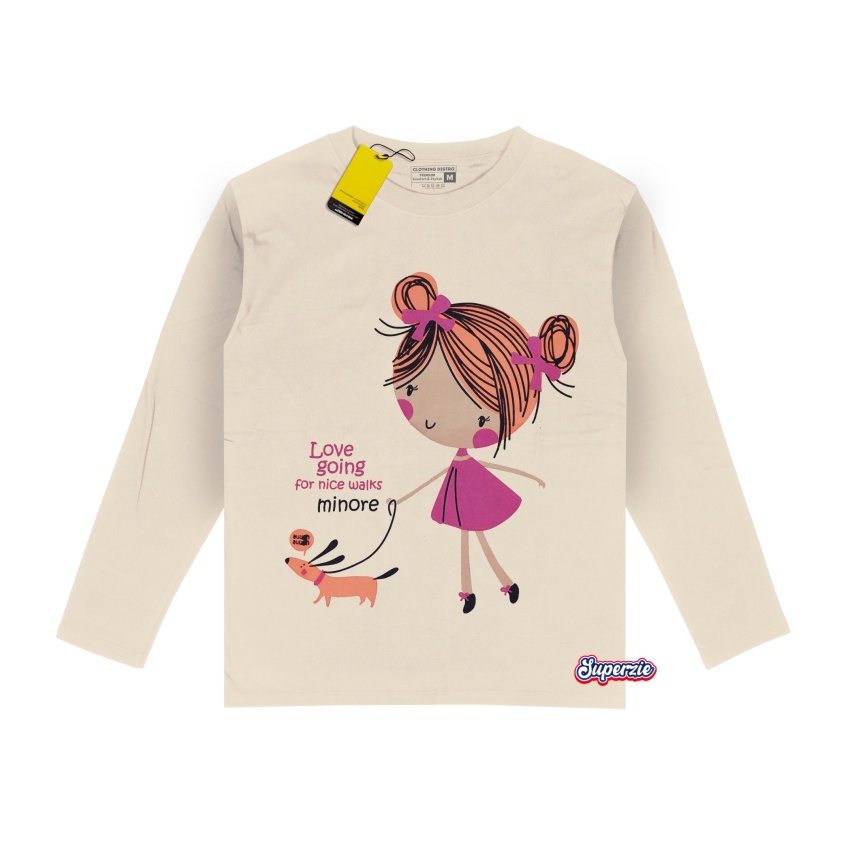 Konveksi baju anak Lengan panjang Bandung Perempuan Lucu princess Pakaian anak cwe Motif PJ MINORE K