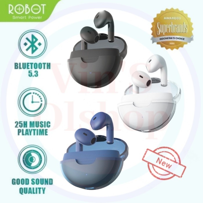 Robot Flybuds T20 bluetooth 5.3/ TWS wireless Robot Flybuds T20