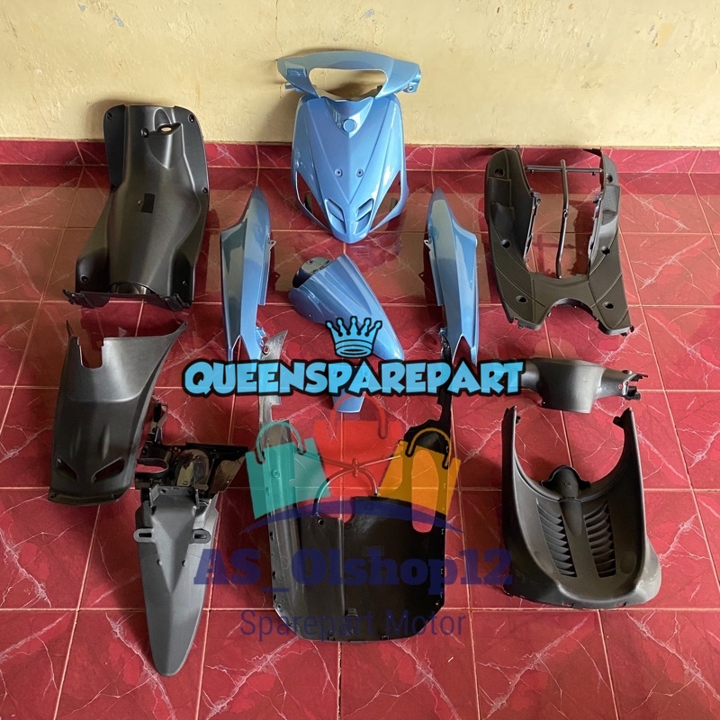 MURAH FULL BODY HALUS KASAR MIO SPORTY BIRU TELUR ASIN
