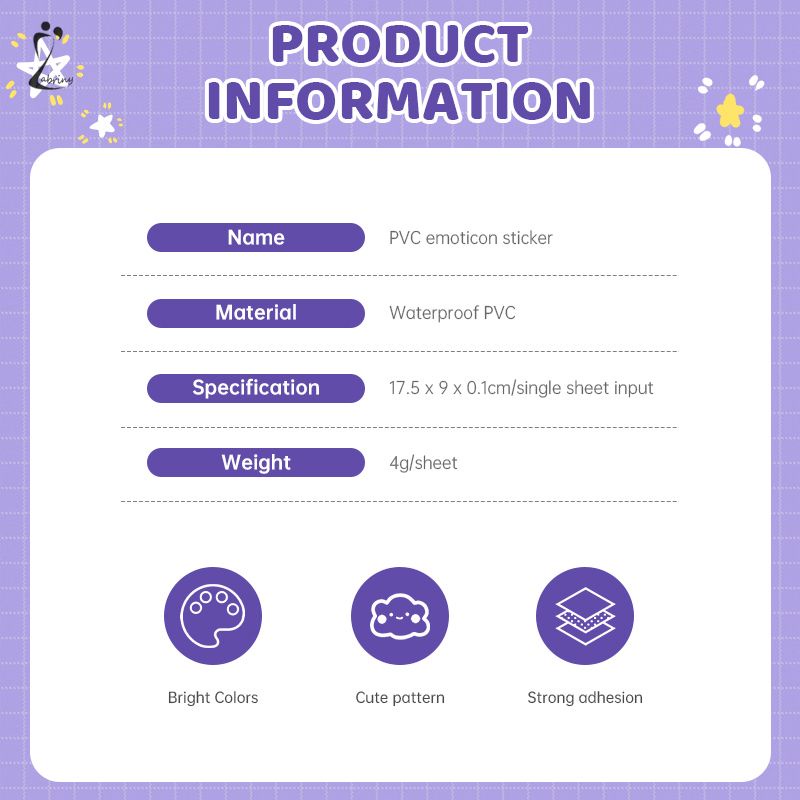 

Ledger Tangan STARDER PVC Bahan Stiker Kartun Transparan Cinnamoroll Kuromi Letter Stiker Z