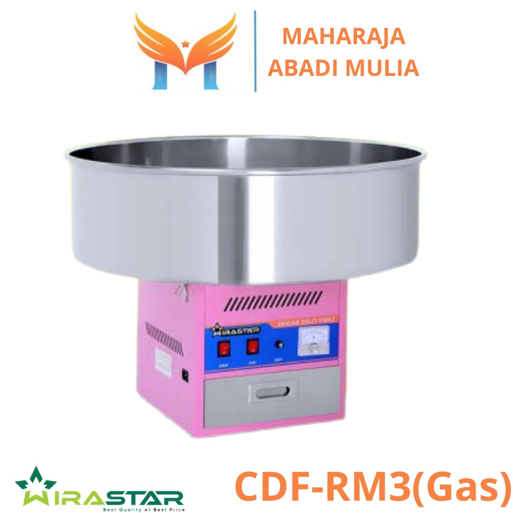 Mesin Gulali Gas Wirastar CDF-RM3 Output 2 Pcs/Menit Garansi Resmi