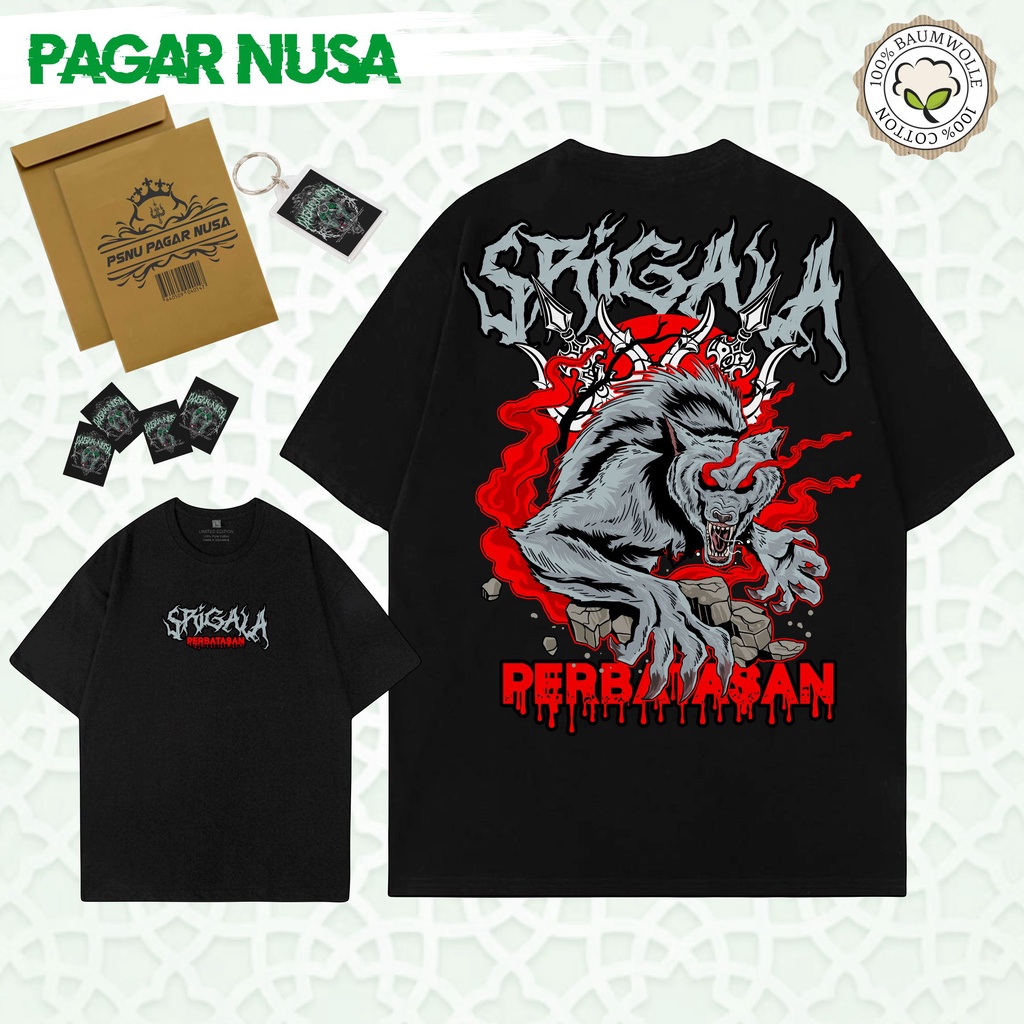 Kaos Pagar Nusa Delapan Enam TRISULA-SRIGALA-PERBATASAN Kaos Single Fighter Gasmi  Ligas Srikandi 19