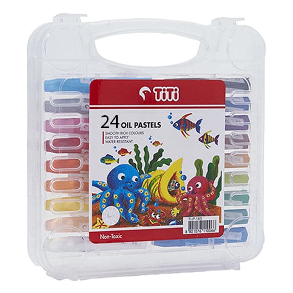 

Titi oil pastel 24 warna TI-P-24s / Krayon minyak crayon non-toxic