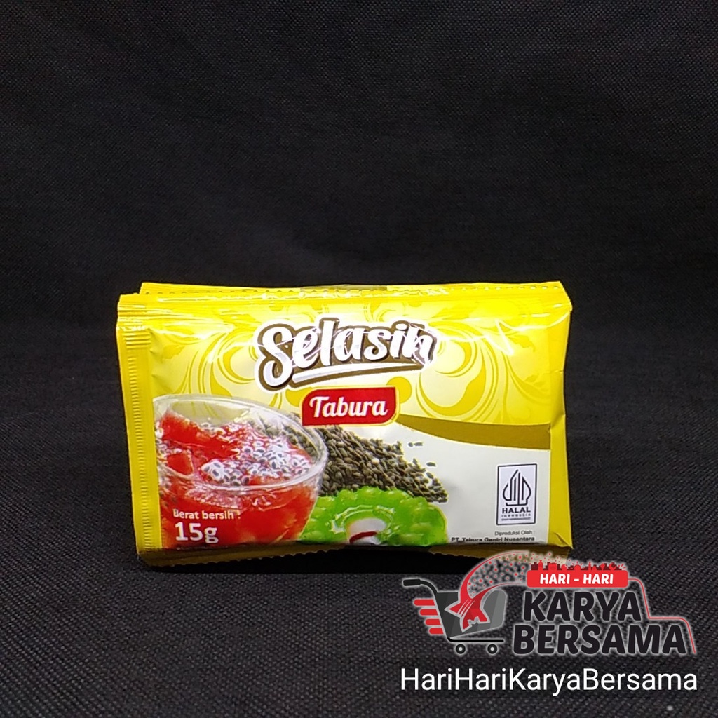 

TABURA BIJI SELASIH ISI 5'S X 15GR