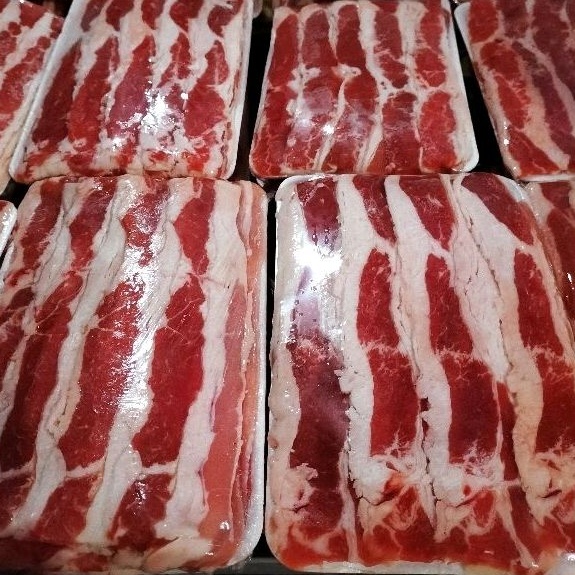 

COD MOOJOK-Daging Sapi Slice AUSSIE FAT PREMIUM Beku Frozen food Murah Berat Kurleb 500gr