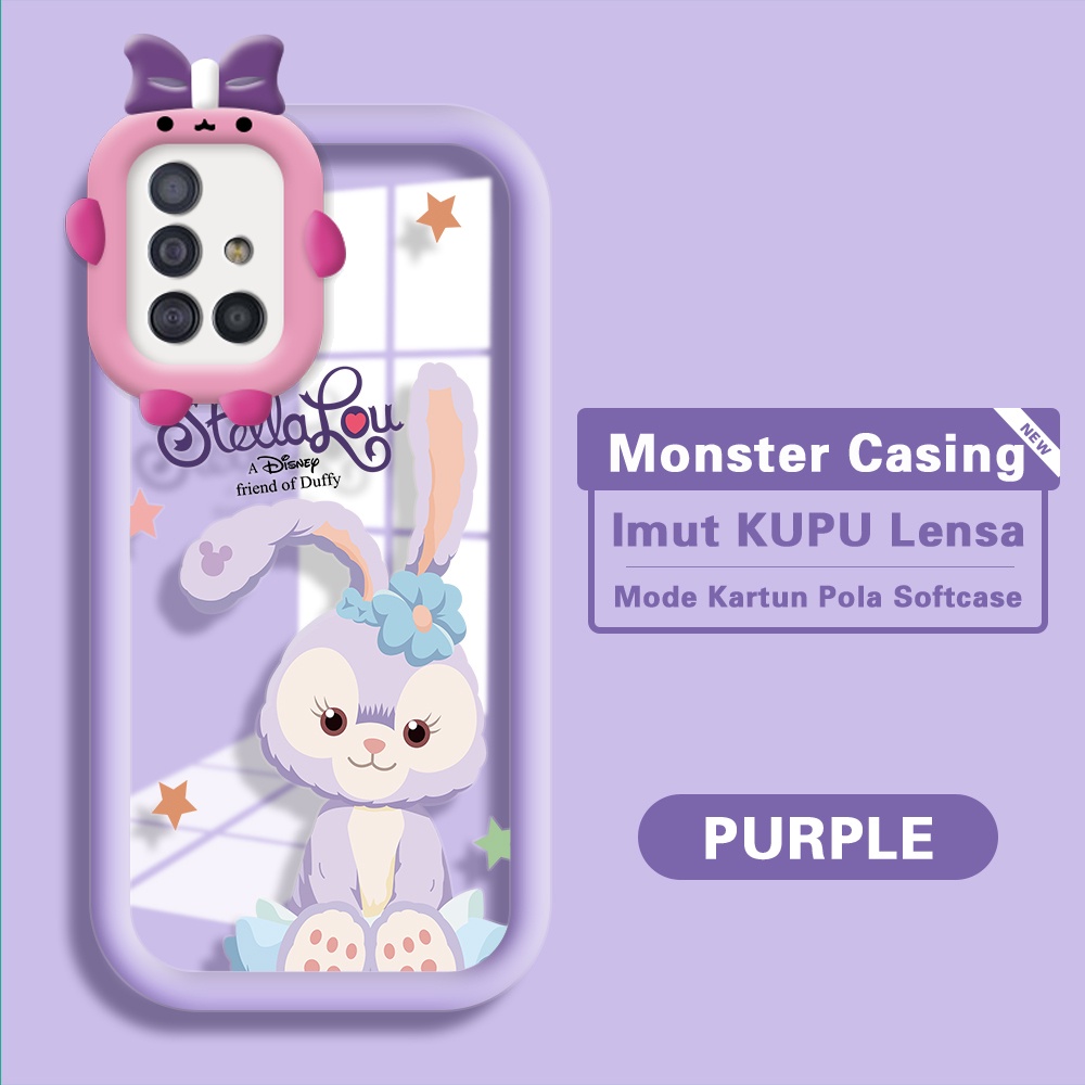 Untuk Compitable With Samsung A51 Phone Case Handphone Softcase Kesing Tahan Guncangan Imut Multi-Co