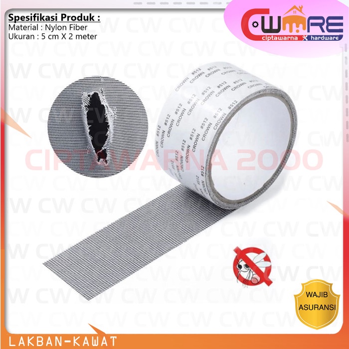 

Lakban penambal Penutup Kawat Nyamuk Repair Tape - NATS Cw1