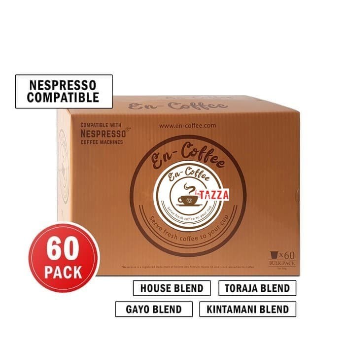 

PROMO - En-Coffee Nespresso Compatible Capsules 60pk