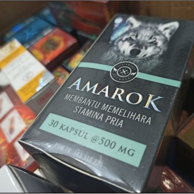 BAYAR DI TEMPAT (COD) amarok Original Obat Amarok Asli Stamina Kuat Pria BPOM