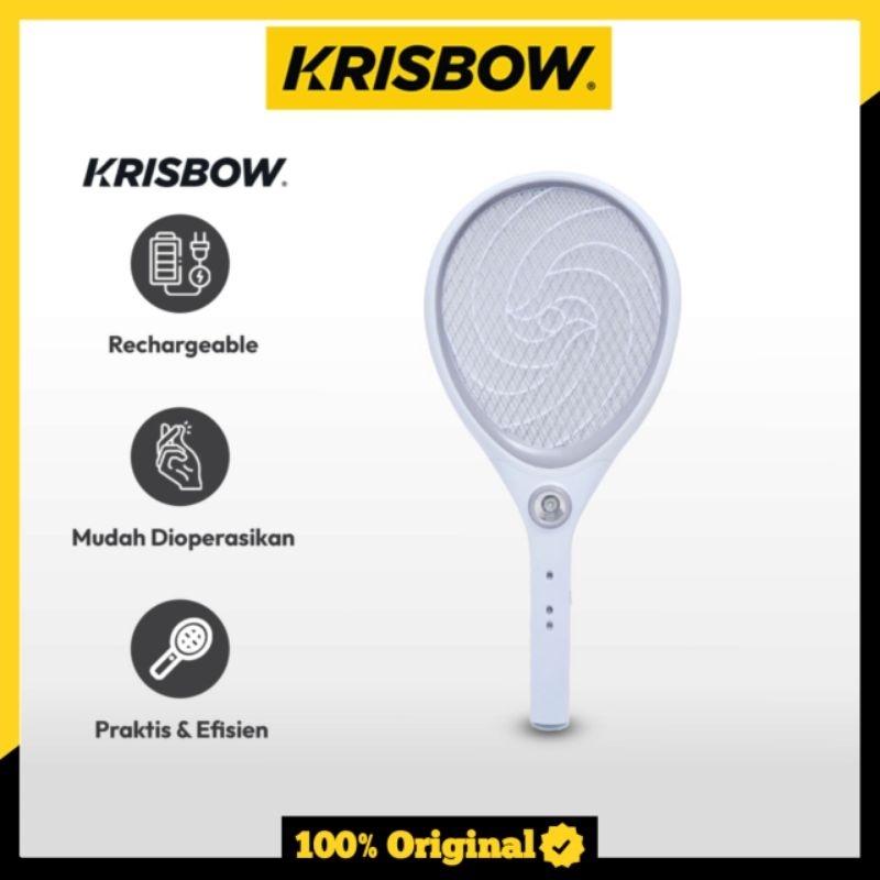 Krisbow Raket Nyamuk - Putih