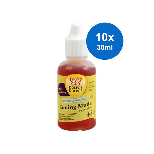

Koepoe Koepoe Pewarna Makanan Kuning Muda 30 mL x 10