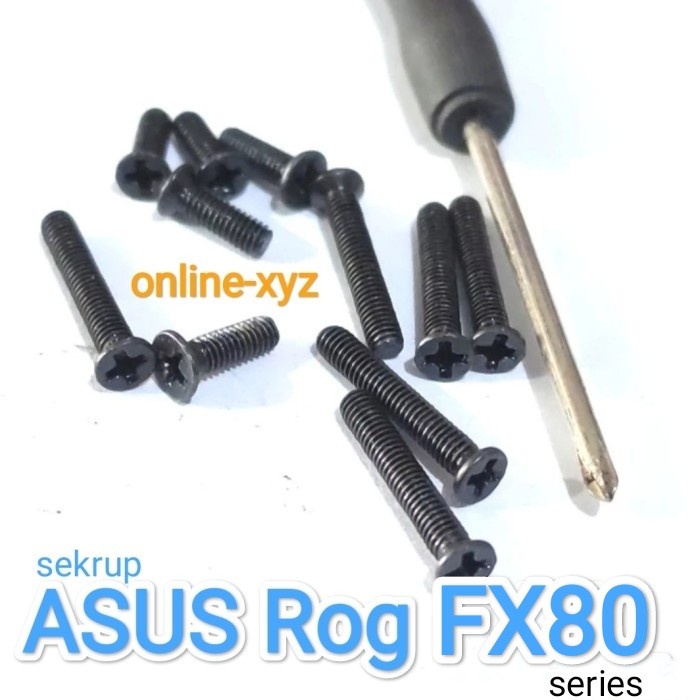 baut mur screw sekrup casing ASUS TUF FX80 FX86 FX80G FX86F FX86S