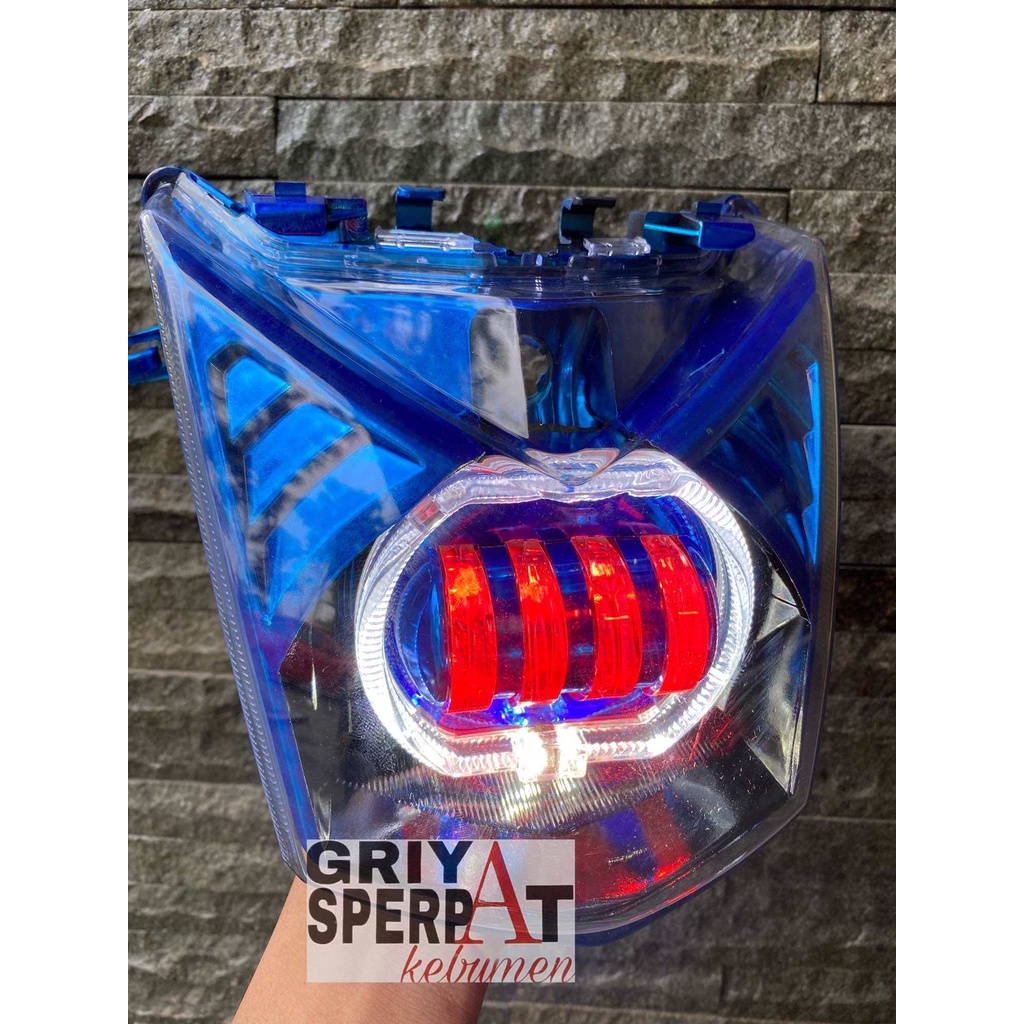 LAMPU DEPAN BEAT FI 2012-2015 BILED LED PROJIE