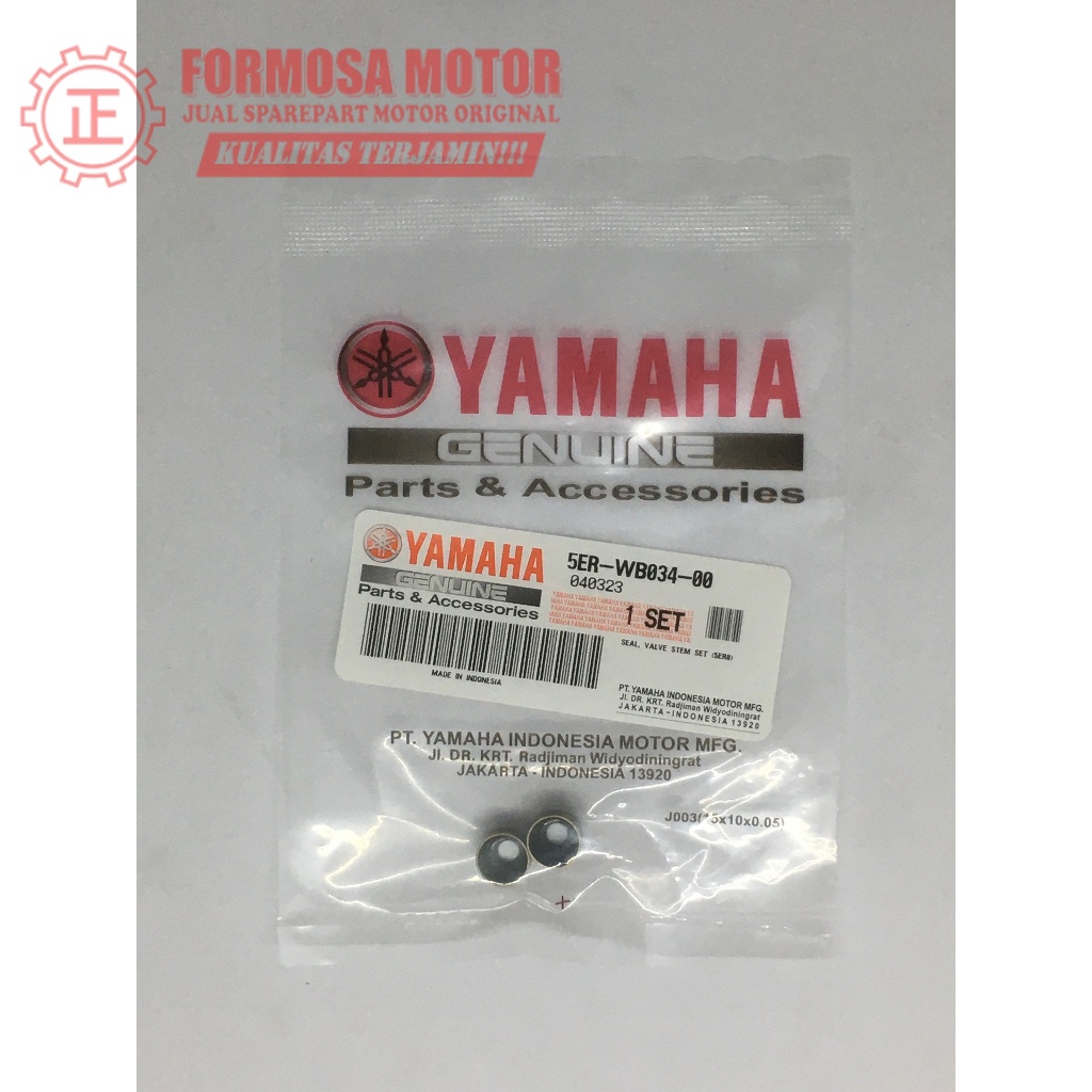SEAL KLEP JUPITER Z VEGA VEGAZR YAMAHA ORIGINAL KODE 5ER HARGA 1ST 2PCS
