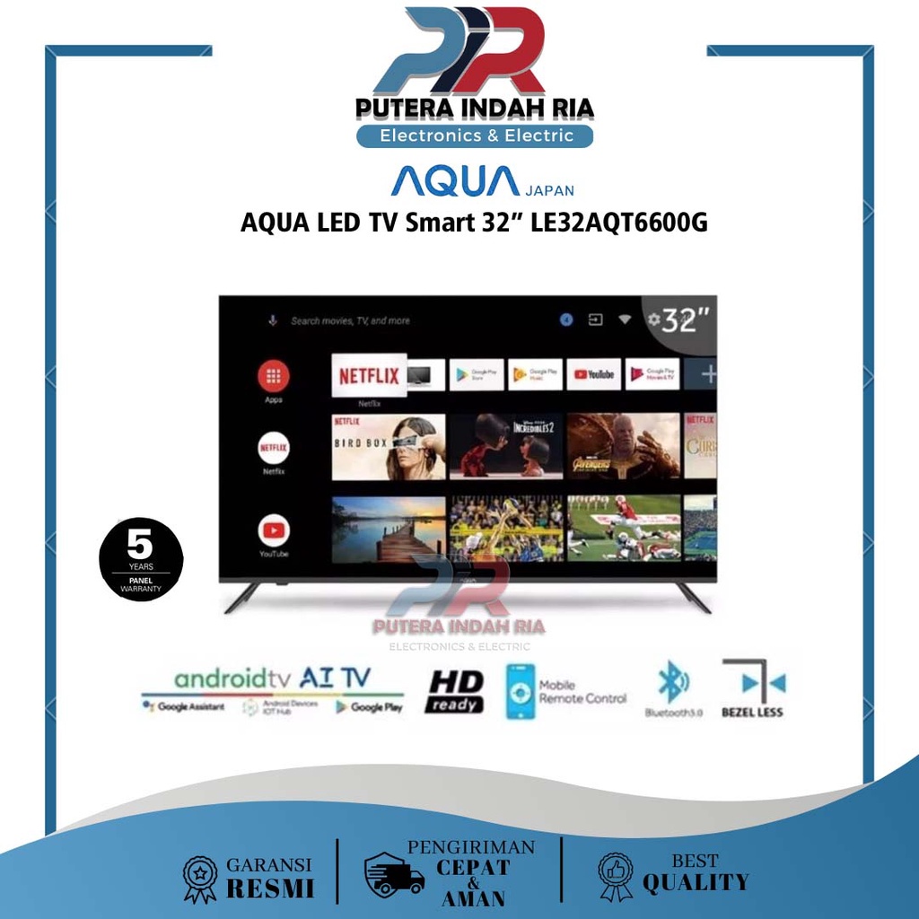 AQUA LED Smart Android TV 32 inch AQUA LE32AQT6600G