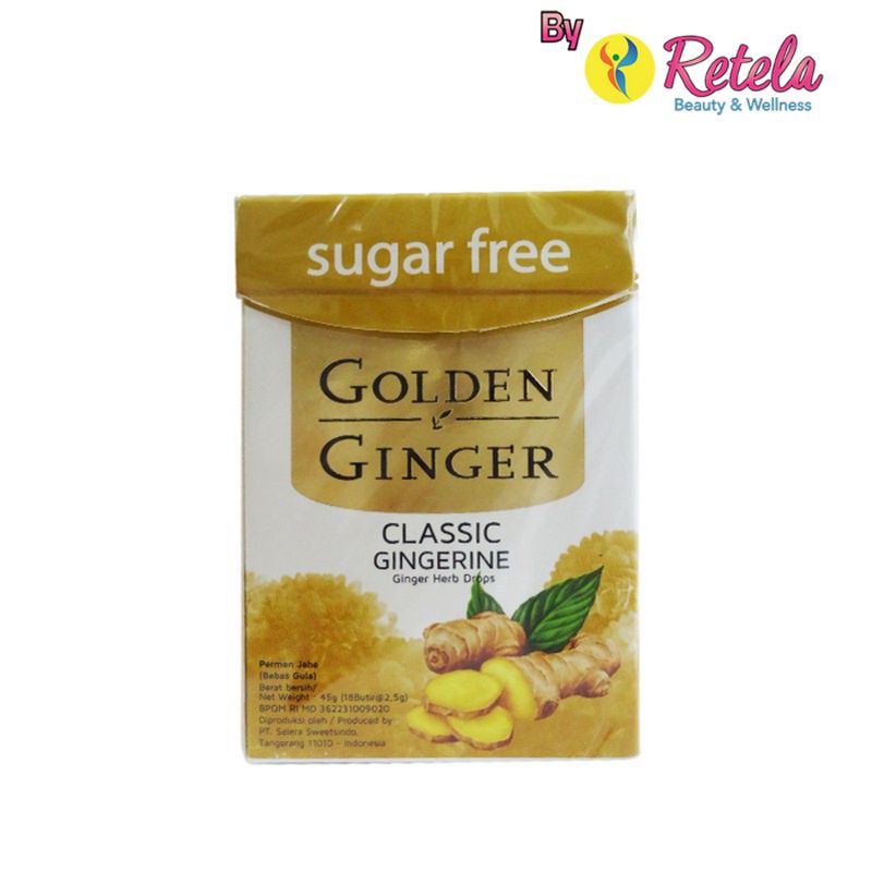 

GOLDEN GINGER CLASSIC 45G Untuk Melegakan Tenggorokan