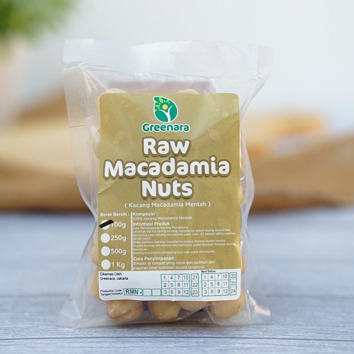 

[KUALITAS TERBAIK] Kacang Macadamia Mentah 100gr / Raw Macadamia Nuts Termuarah