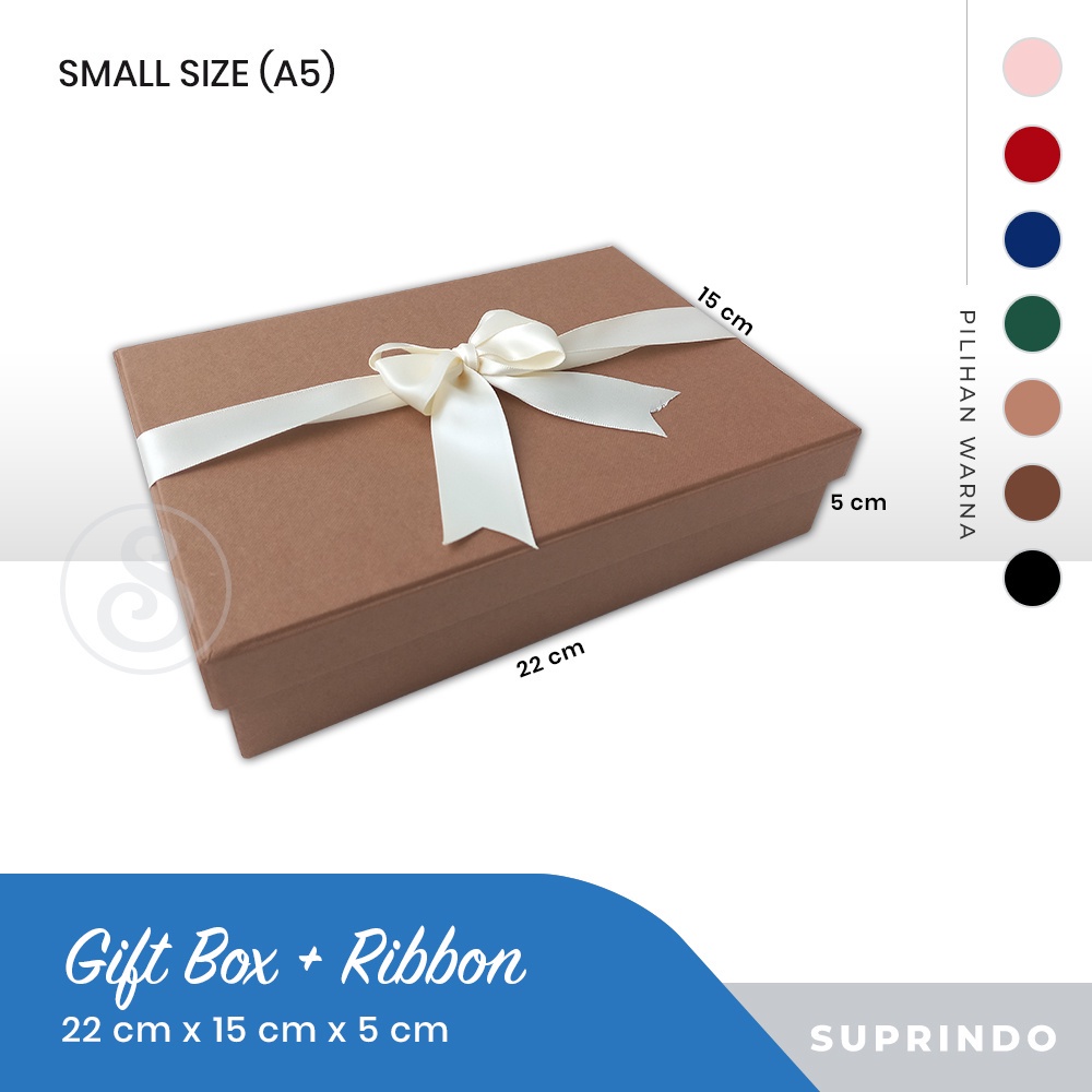 

Kotak Kado A5/ parfum/kosmetik +FREE PITA uk. 22 x 15 x 5 cm