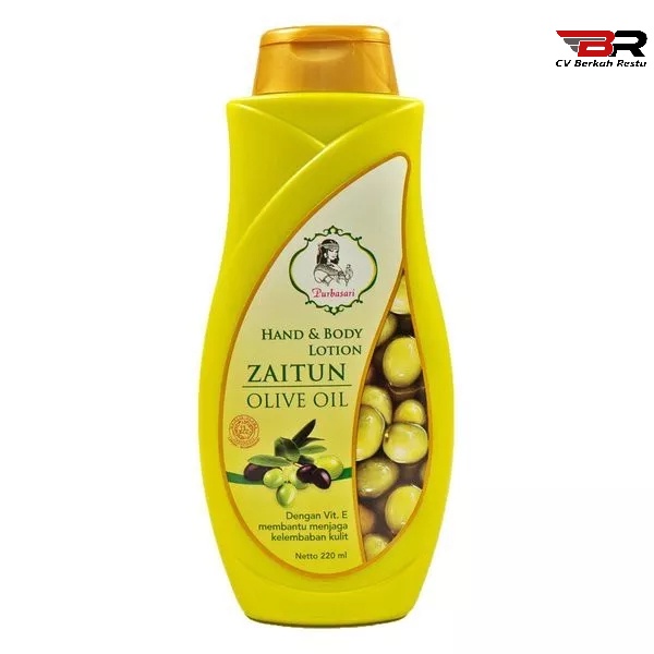 Purbasari Hand & Body Lotion Zaitun 220ml - Lotion Purbasari Zaitun