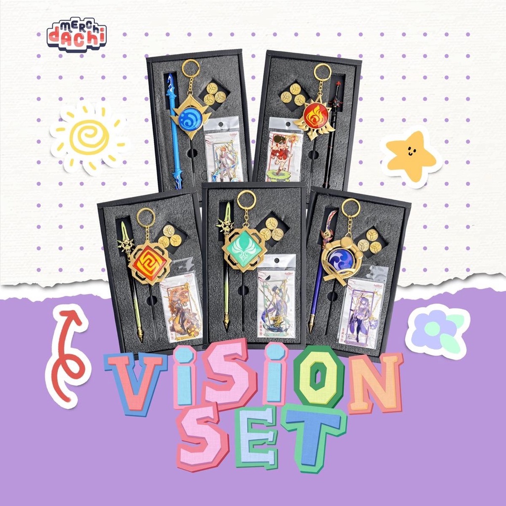 

Set Vision Pulpen Pembatas Buku Back to School