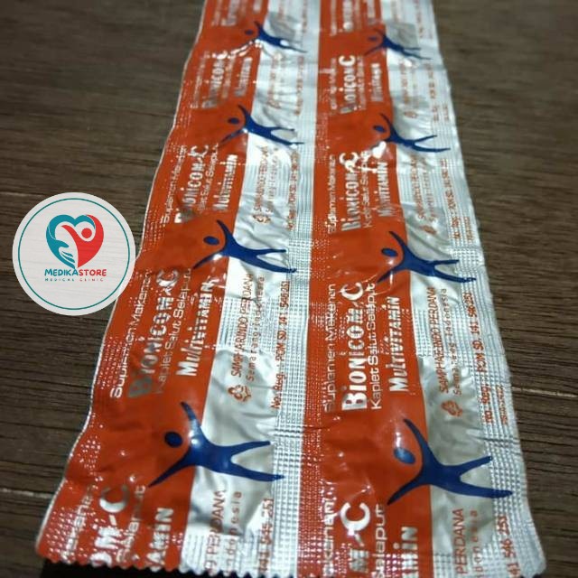 (murah)- Bionicom Multivitamin C 10 strip - Suplemen Makanan -100% original