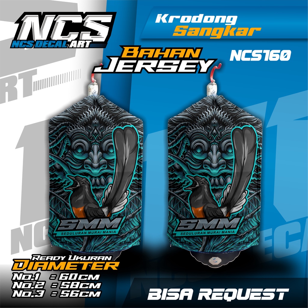 Kerodong MURAI BATU Motif Krodong SANGKAR murai batu Penutup sangkar Mengatasi OB Murai