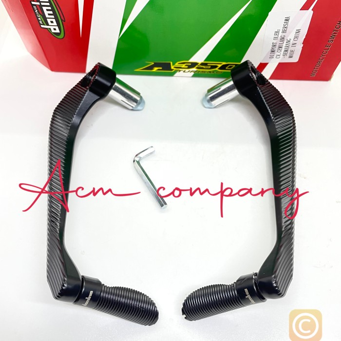 Proguard Pro Guard Stang CR7 Cnc Hitam Polos Universal Motor