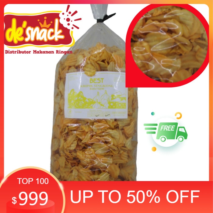 

Snack/Cemilan / Keripik Singkong Rasa Keju merek Best DS