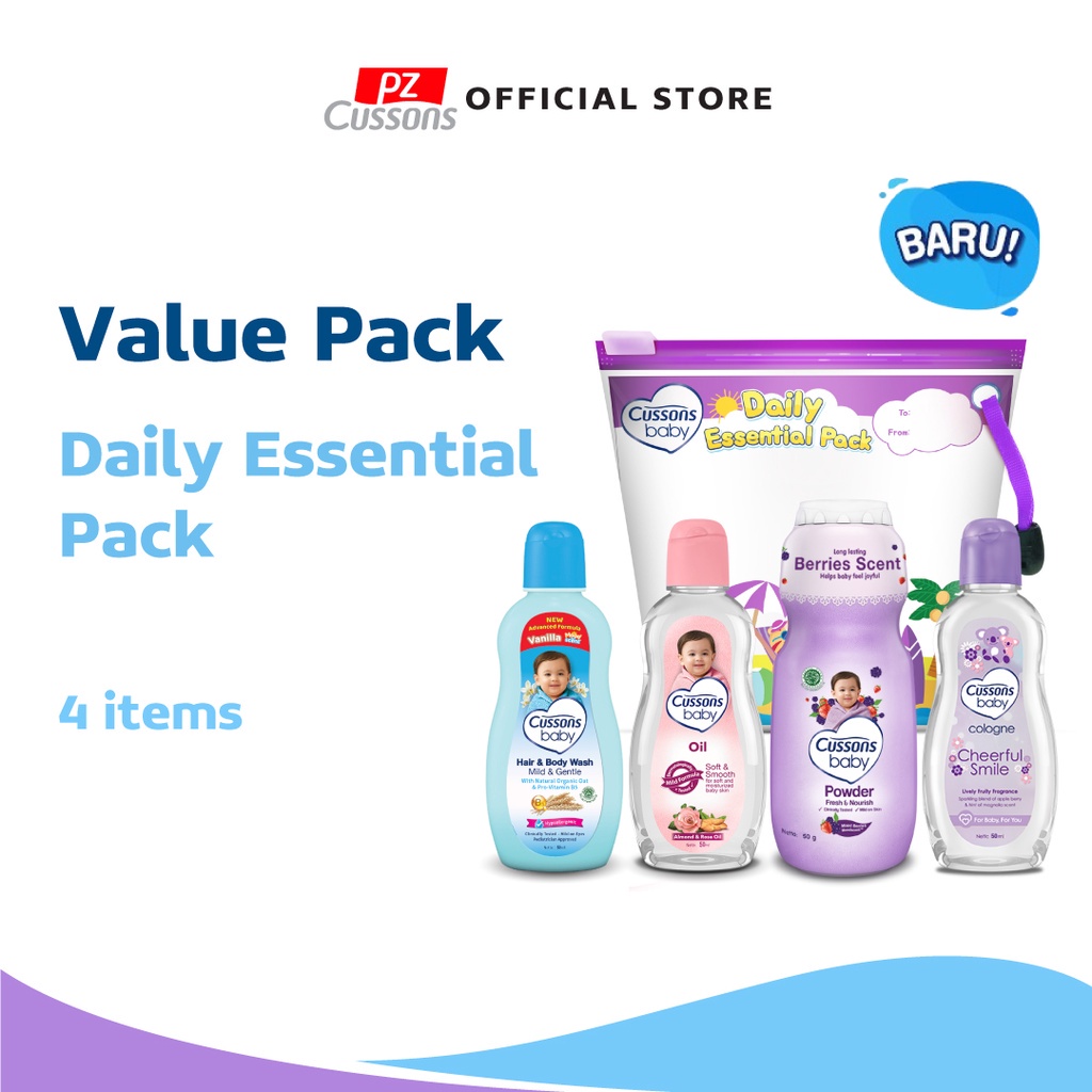 cussons Cussons Baby Daily Essential Pack - Paket Sabun Bayi