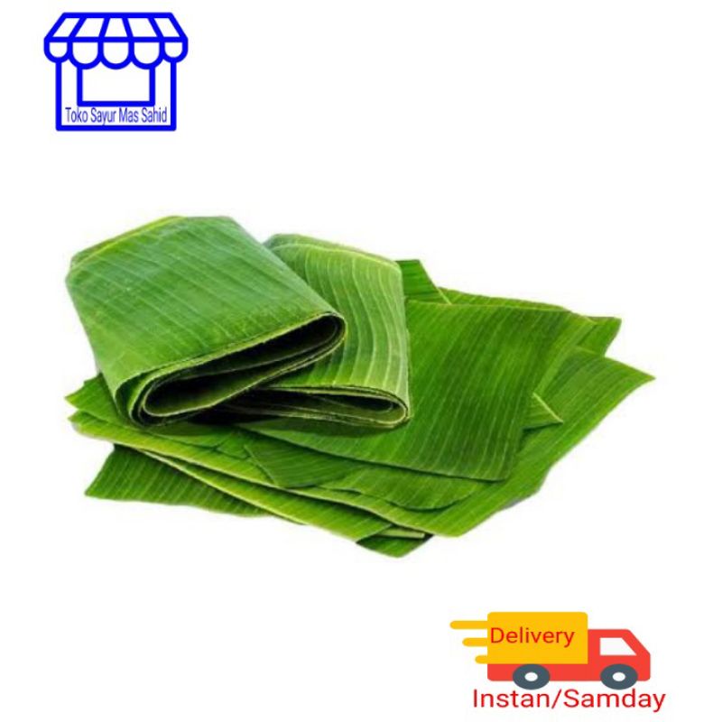 

INSTAN Daun Pisang Segar Daun Pisang Murah 250 gram