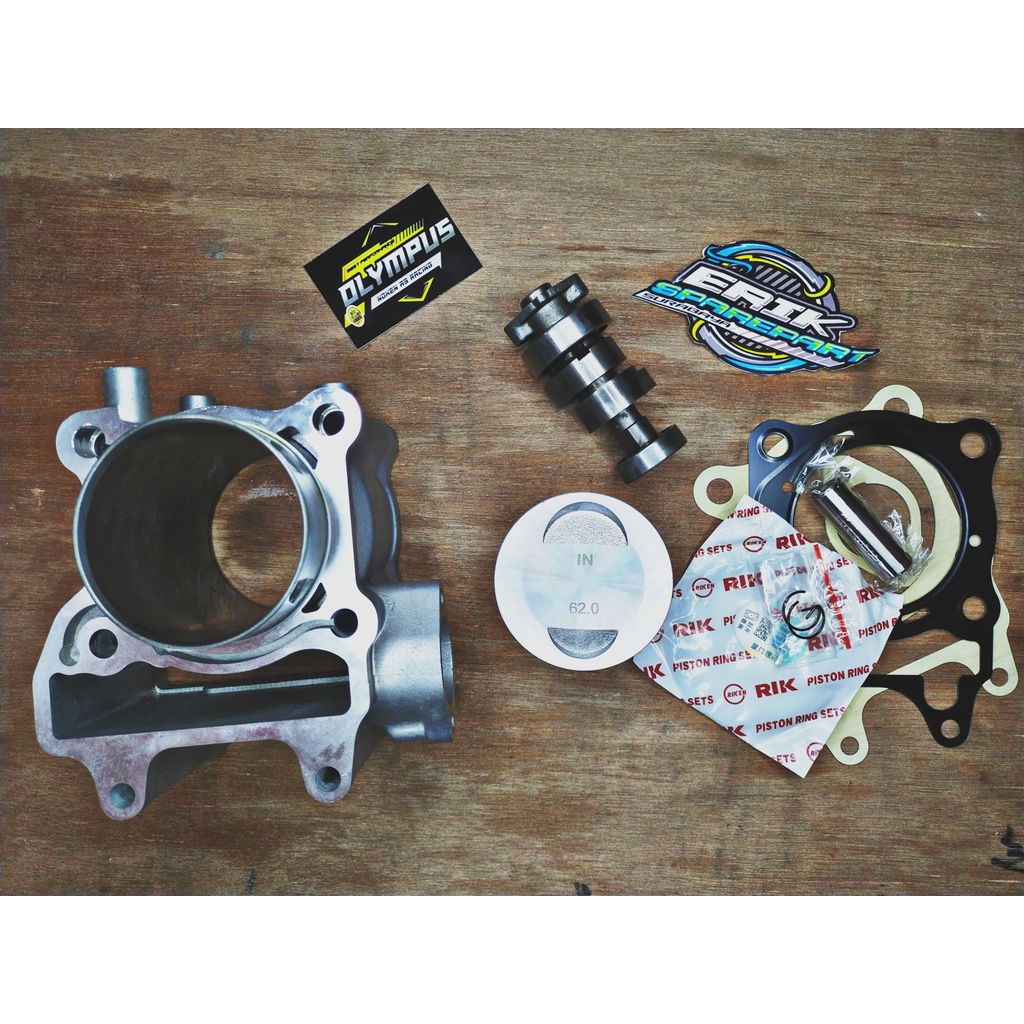 BLOK SEHER BORING BORE UP VARIO PCX 150 VARIO 150 PCX 150 PISTON 62 BLOK BORE UP PCX 150 PISTON 62MM