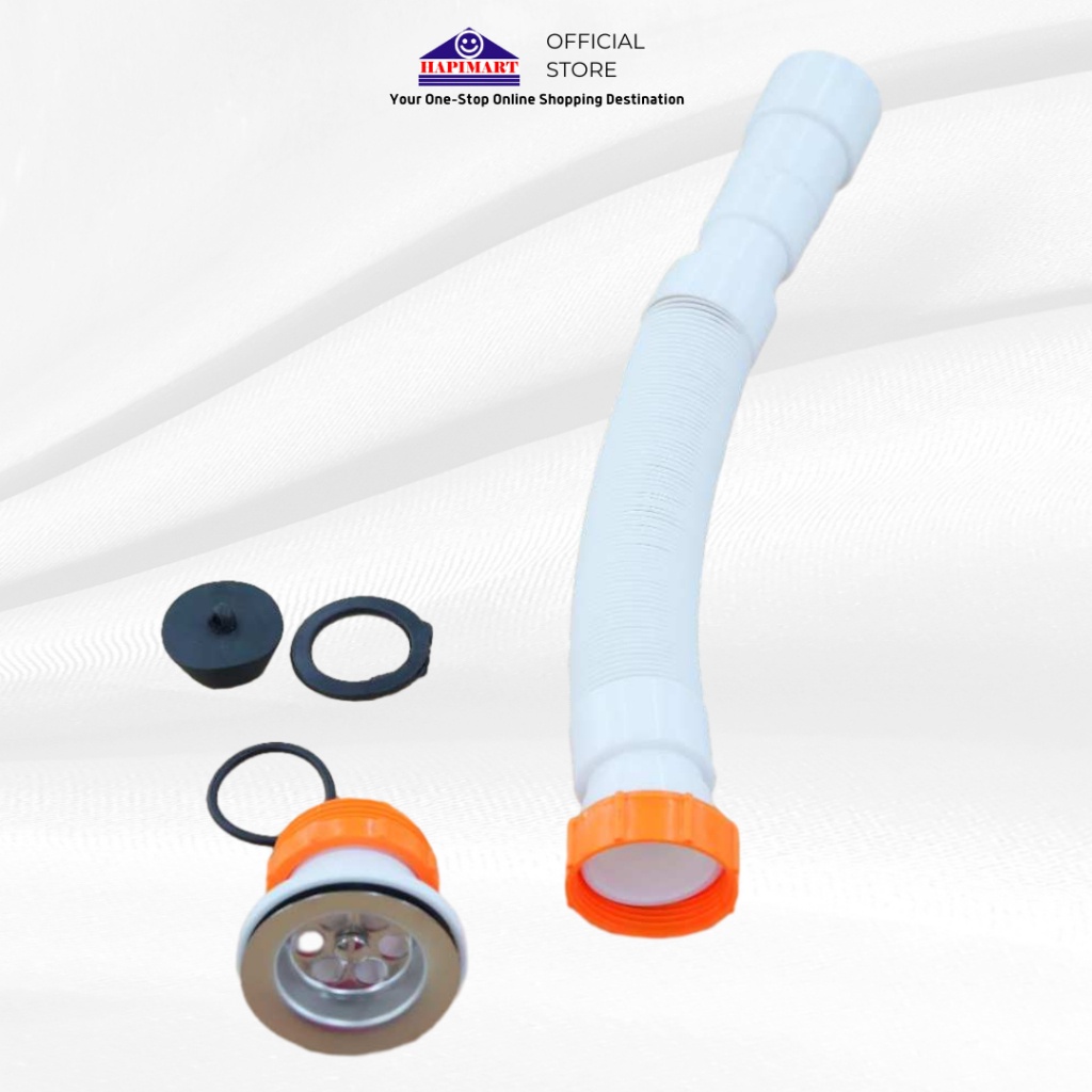 Aksesori Pipa Saluran Pembuangan Air Wastafel Selang Dapur Kamar Mandi Selang Washtafel Selang Bak S