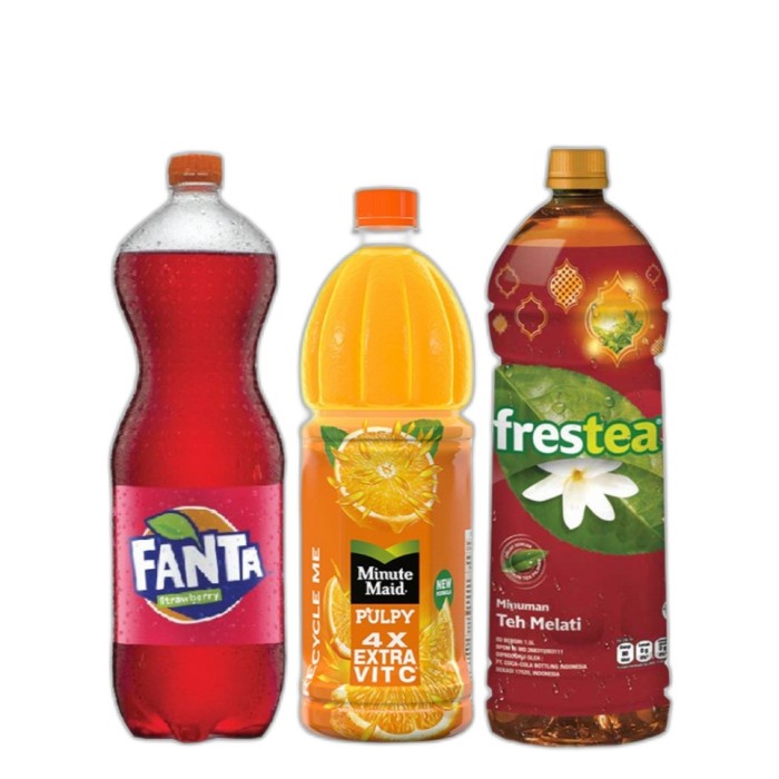 

Paket Fanta Strawberry Minute Maid & Freshtea