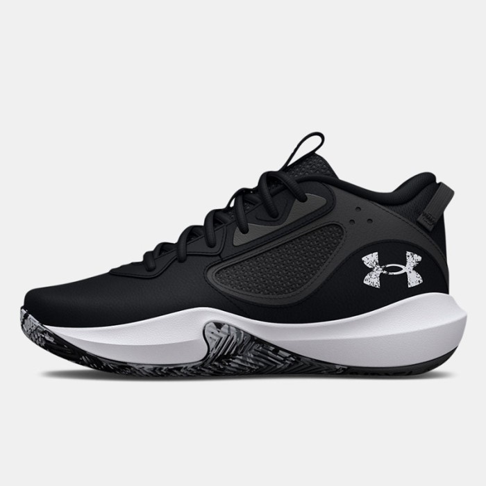 Terlaris ✨ -Sepatu Basket Pria Under Armour Original Ua Lockdown 6 3025616-0 - white peach, US  10.5