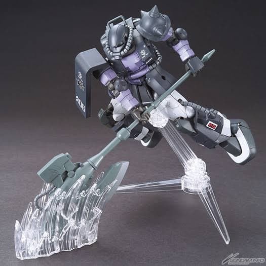 Bandai HG 1/144 Gundam Zaku II 2 ortega origin + stand & effect