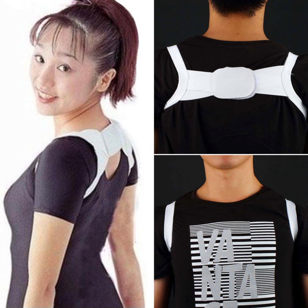 COD Alat Tali Korset Body Harness Terapi Penyangga Penegak Postur Tulang Punggung Bahu Badan Anti Bu