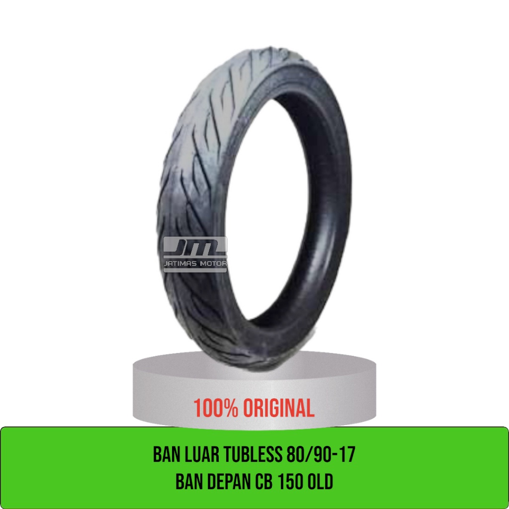 Ban luar tubless 80/90 - 17 ban depan cb 150 old 44711-K15-901