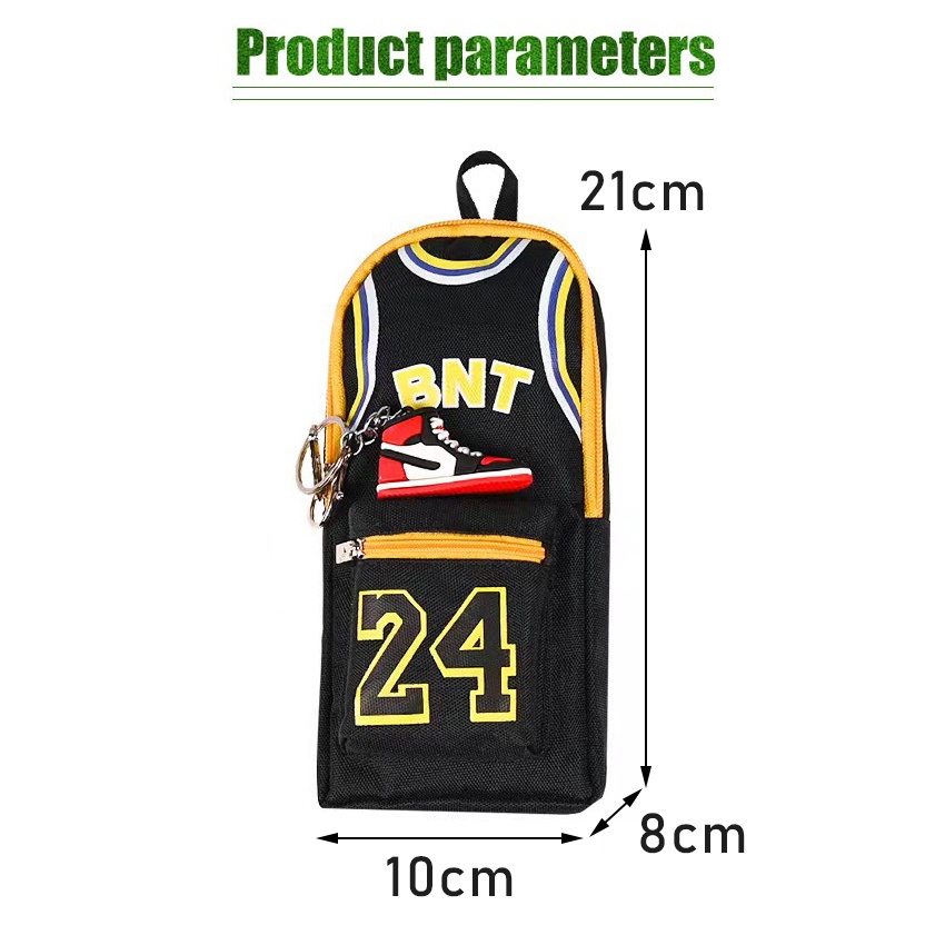 

HJK Tempat Kotak Pencil Anak Laki Laki Viral Motif Kaos Basket NBA Pencil Case