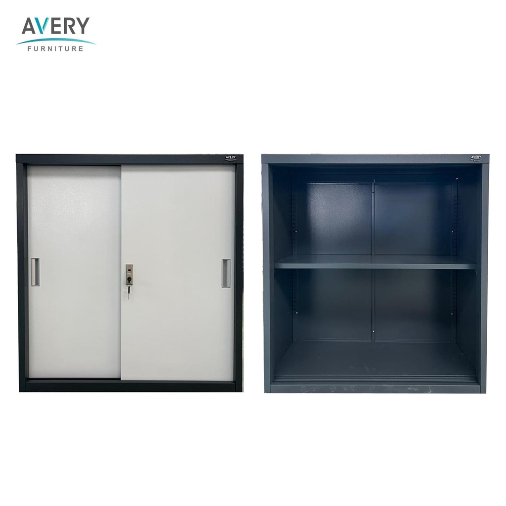 Avery - HM204 - Lemari Arsip Kantor / Kabinet Lemari Besi Pintu Sliding