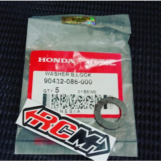 90432-086-000 HRGA PERBJI WASHER B LOCK RING OUTSIDE OUT SIDE GRAND SUPRA PRIMA LEGENDA SUPRA FIT ST