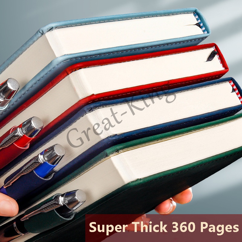 

MilL Super Thick A5 Notebook Daily Weekly Planner Personal Agenda Business Notepad Office School