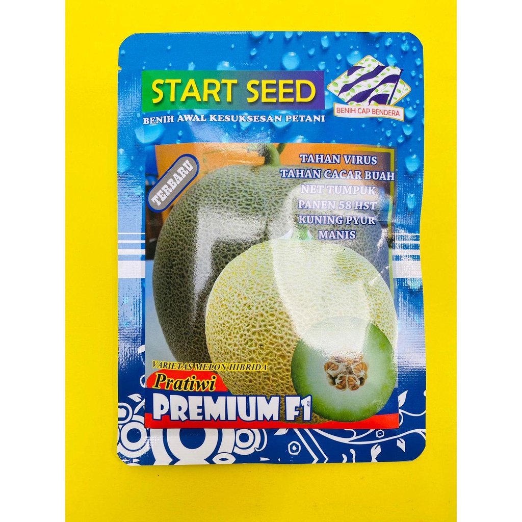 Benih Melon Hibrida PRATIWI PREMIUM F1 kemasan 1000biji dr START SEED