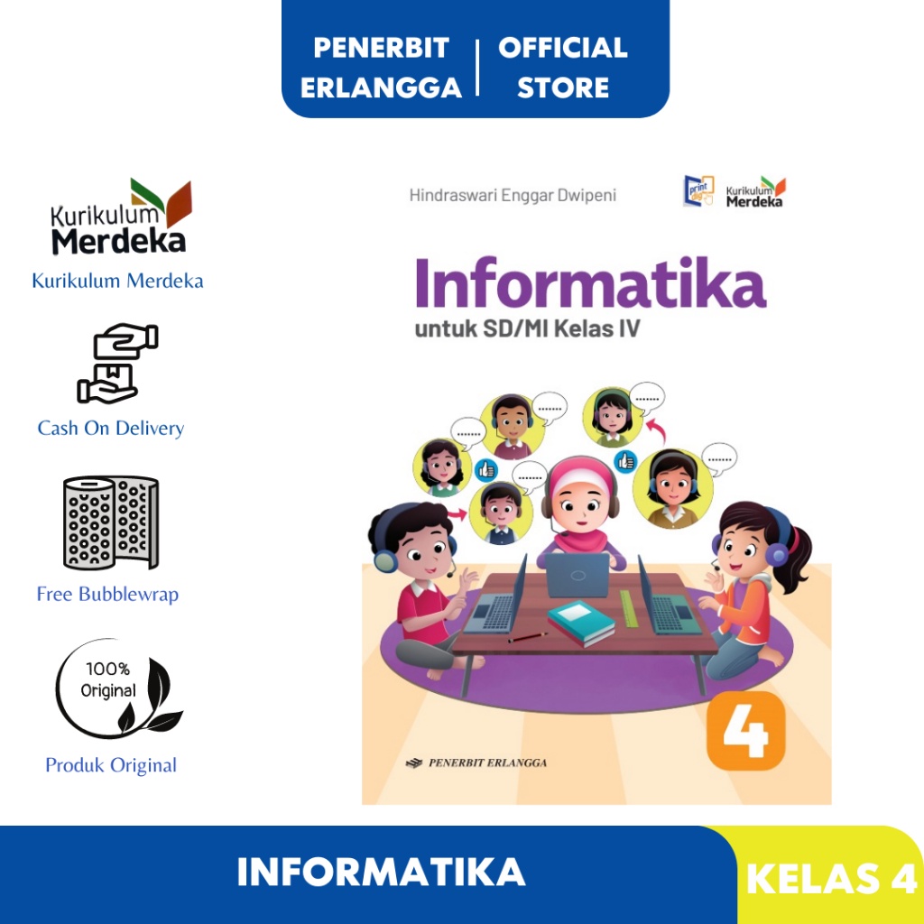 INFORMATIKA SD KELAS 4 KURIKULUM MERDEKA Erlangga