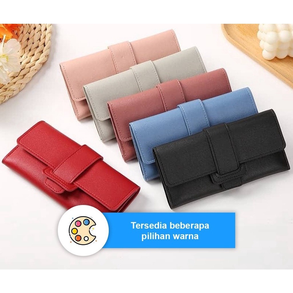 Dompet lipat panjang Wanita 00405 dompet Murah Cantik