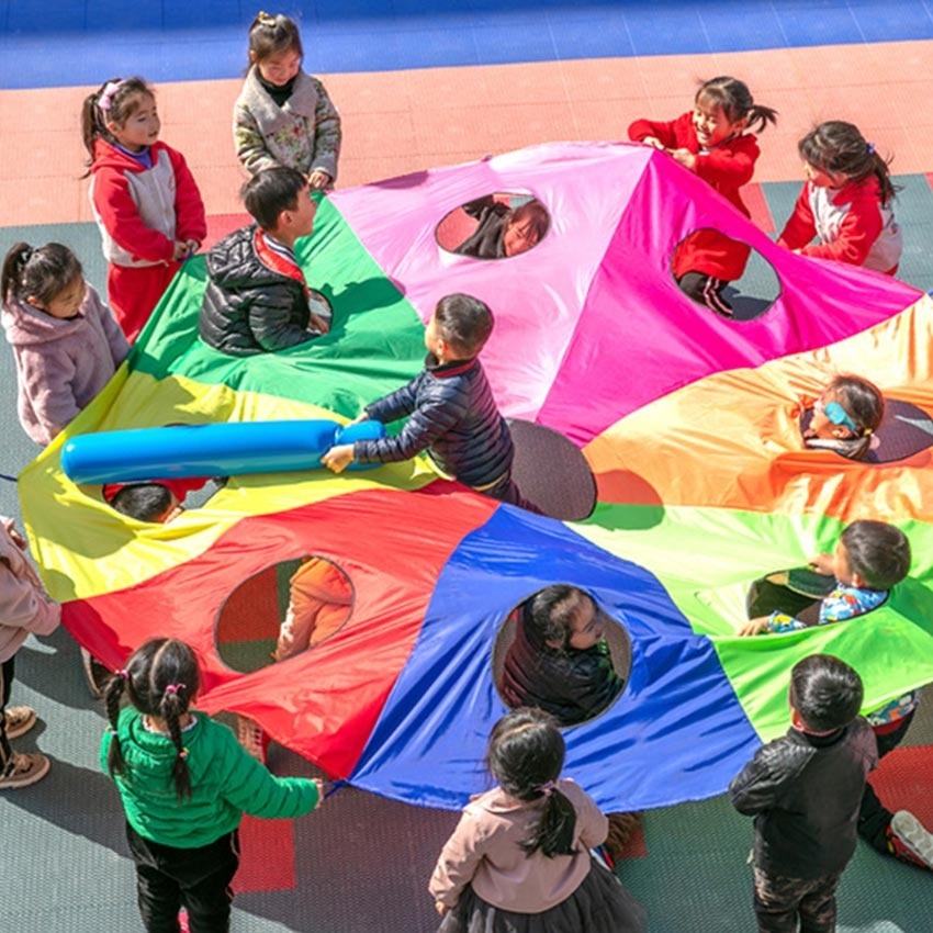Mainan Parasut Terjun Payung Bertarung Gophers Mainan Anak Outdoor Tk Montessori Games Rainbow