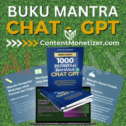Buku Mantra Chat - GPT | panduan ahli Buku Mantra 1000 Perintah Rahasia Chat GPT.