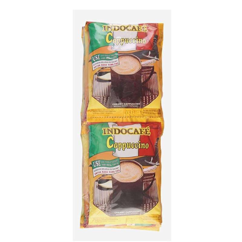 

Indocafe Cappuccino Minuman Serbuk Kapucino (1 renceng/10 sachet)